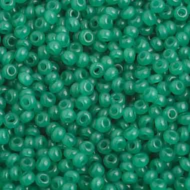 Preciosa Seedbead 10/0 - SB02361 Alabaster Oily Green