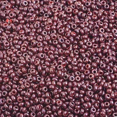 Preciosa Seedbead 10/0 - SB02383 Opaque Dark Brown Luster