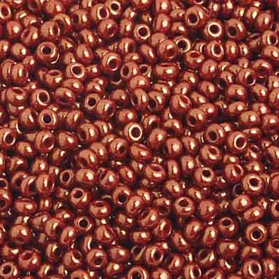 Preciosa Seedbead 10/0 - SB02384 Opaque Light Brown Luster