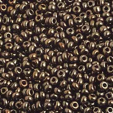 Preciosa Seedbead 10/0 - SB02386 Opaque Brown Luster