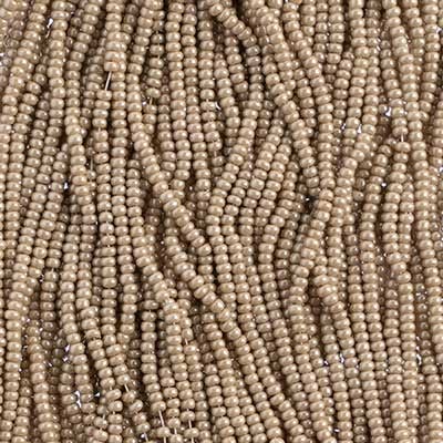 Preciosa Seedbead 6/0 - SB46088 Opaque Beige Luster