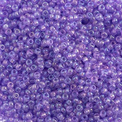 Preciosa Seedbead 10/0 - SB02402 Transparent Mauve Rainbow AB