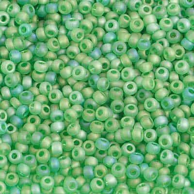 Preciosa Seedbead 10/0 - SB29350 Transparent Light Green AB Matt