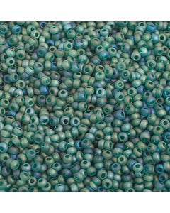 Preciosa Seedbead 10/0 - SB29351 Transparent Dark Green AB Matt