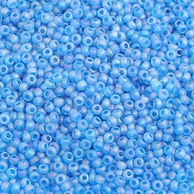 Preciosa Seedbead 10/0 - SB29355 Transparent Turquoise AB Matt