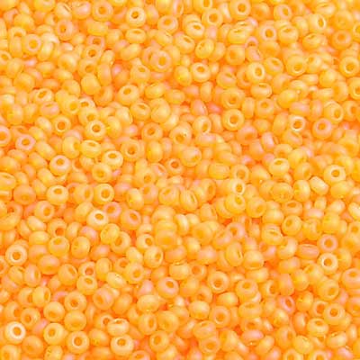 Preciosa Seedbead 10/0 - SB29356 Transparent Gold Yellow AB Matt