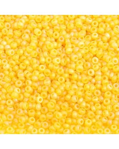 Preciosa Seedbead 10/0 - SB29358 Transparent Lemon Yellow AB Matt