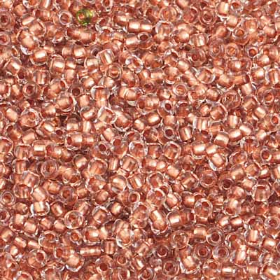 Preciosa Seedbead 10/0 - SB35358 Crystal Copperline