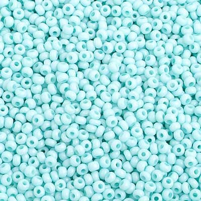 10/0 - SB40004 Turquoise clair Solgel chalk · Preciosa rocaille