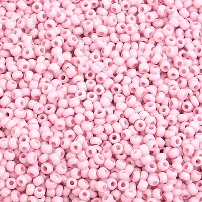 Preciosa Seedbead 10/0 - SB40012 Chalk Pink Solgel