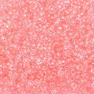 Preciosa Seedbead 10/0 - SB40016 Chalk Crystal Pink Solgel