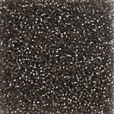 10/0 - SB40024 Gris clair Solgel coeur argenté · Preciosa rocaille