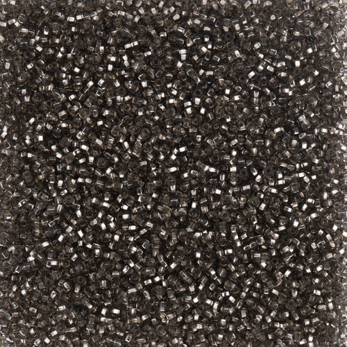 10/0 - SB40024 Gris clair Solgel coeur argenté · Preciosa rocaille