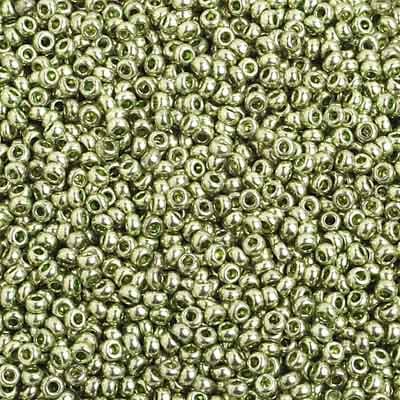 Preciosa Seedbead 10/0 - SB40032 Chalk Metallic Light Yellow SOGEL Solgel