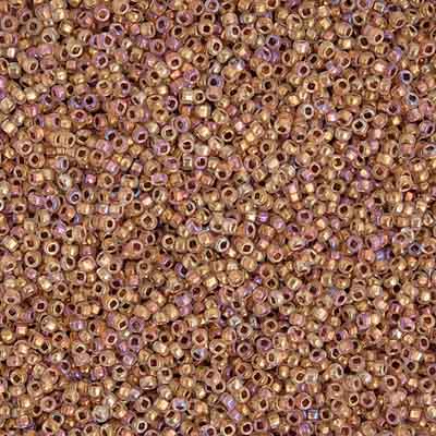 Preciosa Seedbead 10/0 - SB40038 Chalk Dyed Light Pink AB Solgel