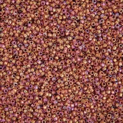 Preciosa Seedbead 10/0 - SB40039 Chalk Dyed Pink AB Solgel