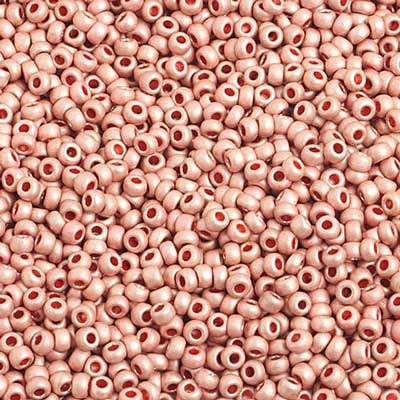 Preciosa Seedbead 10/0 - SB42010 Chalk Metallic Beige Matt Terra Color