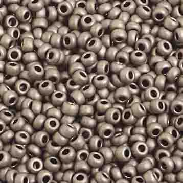 Preciosa Seedbead 10/0 - SB42014 Chalk Metallic Brown Matt Terra Color