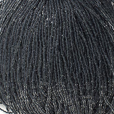 Preciosa Seedbead 10/0 - SB42032S Colorlined Black Terra Color Strung