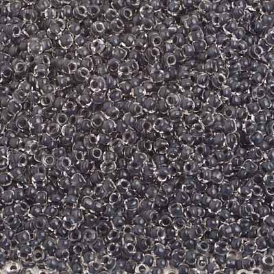 Preciosa Seedbead 10/0 - SB42032 Colorlined Black Terra Color