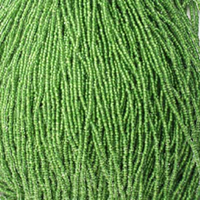 Preciosa Seedbead 10/0 - SB42036S Colorlined Olive Green Terra Color Strung