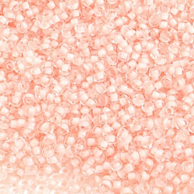 Preciosa Seedbead 10/0 - SB42043 Colorlined Peach Terra Color