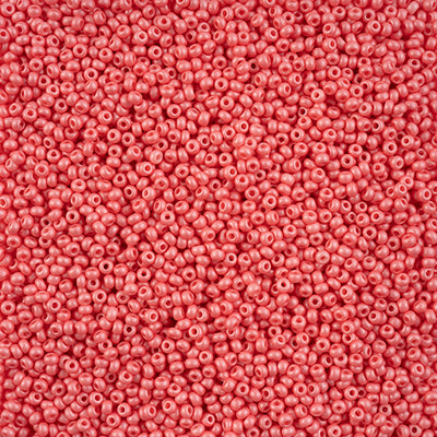 Preciosa Seedbead 10/0 - SB42108 Chalk PermaLux Dyed Pink