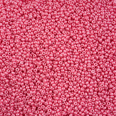 Preciosa Seedbead 10/0 - SB42109 Chalk PermaLux Dyed Light Pink