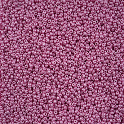 Preciosa Seedbead 10/0 - SB42111 Chalk PermaLux Dyed Violet