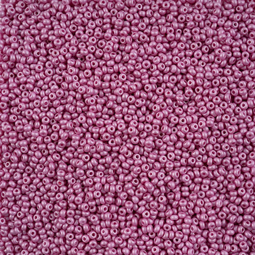 Preciosa Seedbead 10/0 - SB42111 Chalk PermaLux Dyed Violet