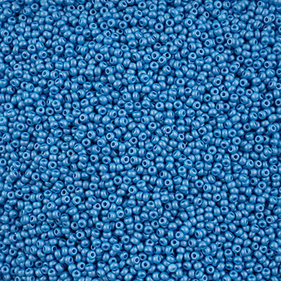 Preciosa Seedbead 10/0 - SB42119 Chalk PermaLux Dyed Light Blue