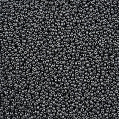 Preciosa Seedbead 10/0 - SB42121 Chalk PermaLux Dyed Grey