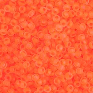 Preciosa Seedbead 10/0 - SB43107 Transparent Neon Orange