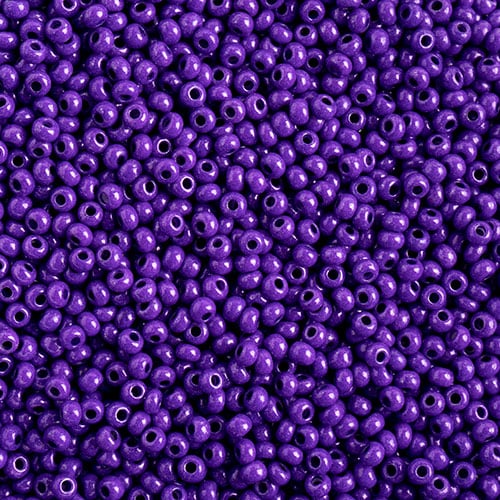 Preciosa Seedbead 10/0 - SB43116 Chalk Terra Intensive Purple