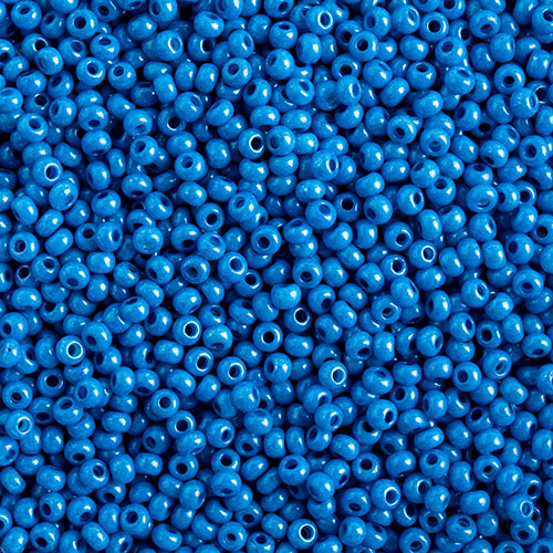 Preciosa Seedbead 10/0 - SB43117 Chalk Terra Intensive Blue