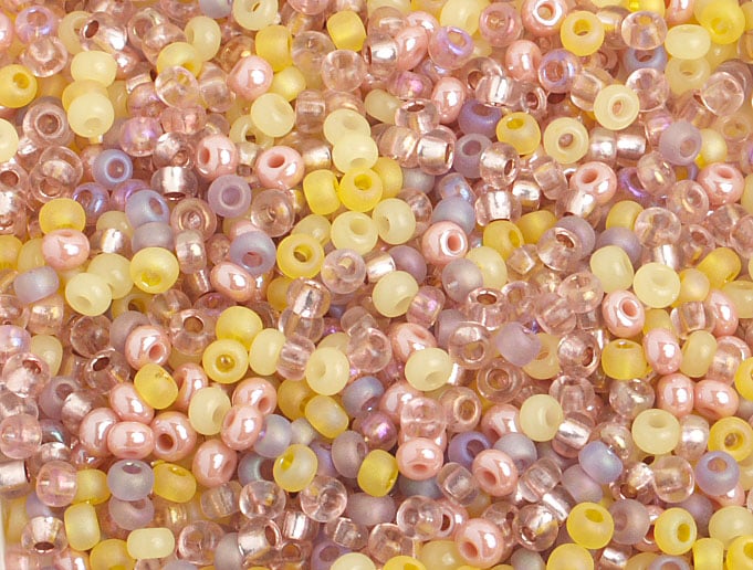 Preciosa Seedbead 8/0 - SB00098 Opaque Multi Topaz Pink