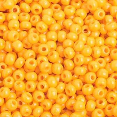 Preciosa Seedbead 8/0 - SB01002 Opaque Light Orange