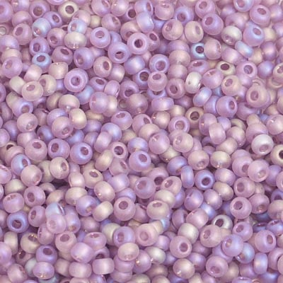 Preciosa Seedbead 8/0 - SB01016 Transparent Light Amethyst AB Matt