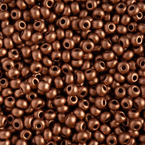 8/0 - SB17582 Cuivre clair opaque · Preciosa rocaille