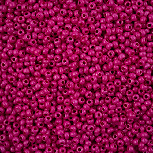 8/0 - SB43114 Fuchsia Terra Intensive chalk · Preciosa rocaille