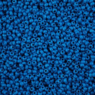 Preciosa Seedbead 8/0 - SB43117 Chalk Terra Intensive Blue