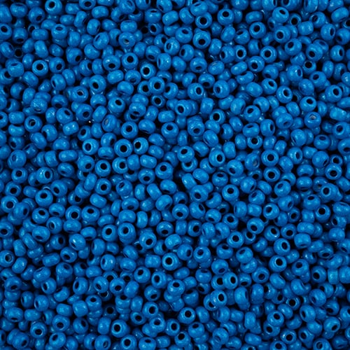 Preciosa Seedbead 8/0 - SB43117 Chalk Terra Intensive Blue