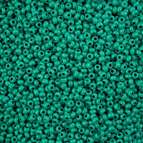 Preciosa Seedbead 8/0 - SB43121 Chalk Terra Intensive Dark Green