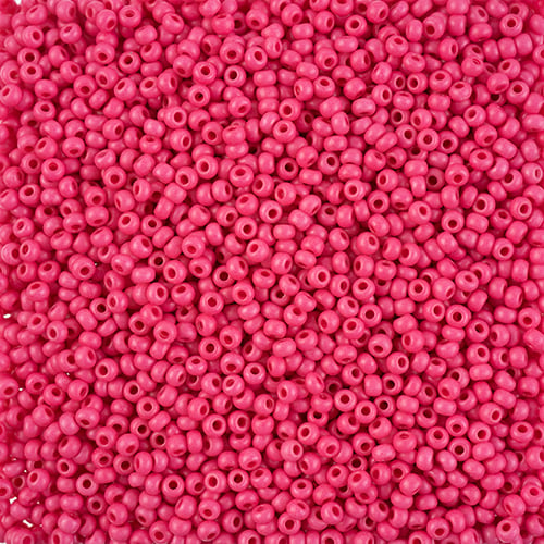 Preciosa Seedbead 8/0 - SB43124 Chalk Terra Intensive Rose Matt