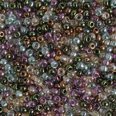 Preciosa Seedbead 6/0 - SB00089 Crystal Mix Crystal Multi Luster