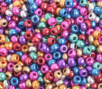 Preciosa Seedbead 6/0 - SB00093 Opaque Metallic Multi