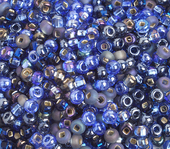 Preciosa Seedbead 6/0 - SB00097 Opaque Multi Blue