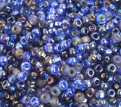 Preciosa Seedbead 6/0 - SB00097 Opaque Multi Blue