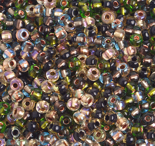 Preciosa Seedbead 6/0 - SB00098 Colorlined Earthtone