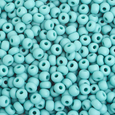 Preciosa Seedbead 6/0 - SB01003 Opaque Turquoise Matt